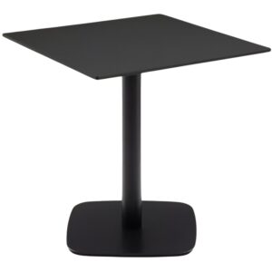 Čern&yacute; bistro stolek Kave Home Dina 68 x 68 cm
