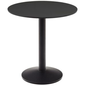 Čern&yacute; bistro stolek Kave Home Esilda 68 cm