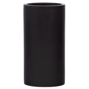 Čern&yacute; cementov&yacute; zahradn&iacute; květin&aacute;č Kave Home Aiguablava &Oslash; 42 cm