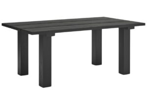 Čern&yacute; dřevěn&yacute; j&iacute;deln&iacute; stůl Teulat Banda 180 x 100 cm