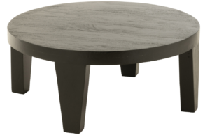 Čern&yacute; dřevěn&yacute; konferenčn&iacute; stolek J-line Buara 80 cm