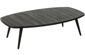 Čern&yacute; dřevěn&yacute; konferenčn&iacute; stolek J-line Takke 120 x 70 cm