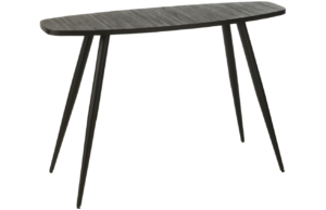 Čern&yacute; dřevěn&yacute; toaletn&iacute; stolek J-line Takke 120 x 40 cm