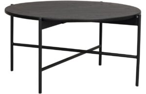 Čern&yacute; dubov&yacute; konferenčn&iacute; stolek ROWICO SKYE 89 cm
