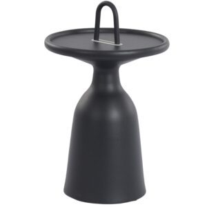 Čern&yacute; hlin&iacute;kov&yacute; zahradn&iacute; odkl&aacute;dac&iacute; stolek No.104 Mindo 40cm