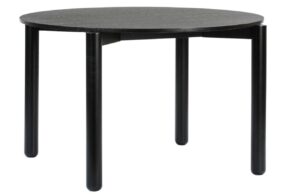 Čern&yacute; jasanov&yacute; j&iacute;deln&iacute; stůl Teulat Atlas 120 cm