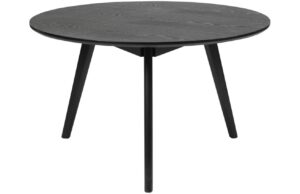 Čern&yacute; jasanov&yacute; konferenčn&iacute; stolek ROWICO YUMI 90 cm
