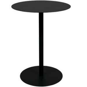 Čern&yacute; kovov&yacute; bistro stůl ZUIVER SNOW 57 cm