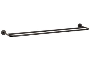Čern&yacute; kovov&yacute; drž&aacute;k na ručn&iacute;ky H&uuml;bsch Pipe 71 cm