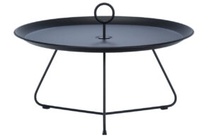 Čern&yacute; kovov&yacute; konferenčn&iacute; stolek HOUE Eyelet 70 cm