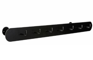 Čern&yacute; kovov&yacute; n&aacute;stěnn&yacute; vě&scaron;&aacute;k H&uuml;bsch Hack 80 cm