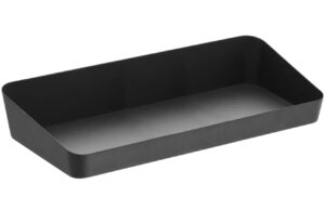 Čern&yacute; kovov&yacute; podnos Yamazaki Amenity 30 x 13