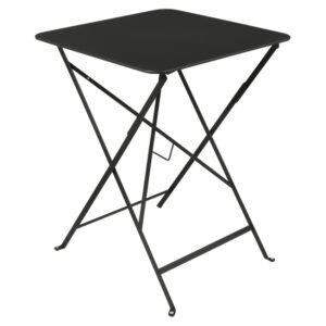 Čern&yacute; kovov&yacute; skl&aacute;dac&iacute; stůl Fermob Bistro 57 x 57 cm