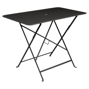 Čern&yacute; kovov&yacute; skl&aacute;dac&iacute; stůl Fermob Bistro 97 x 57 cm