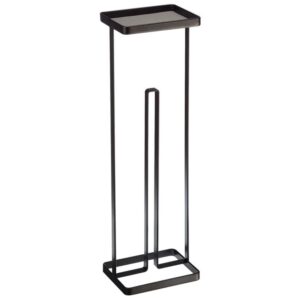 Čern&yacute; kovov&yacute; stojan na toaletn&iacute; pap&iacute;r Yamazaki Tower 52 cm