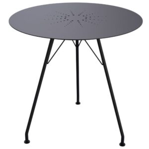 Čern&yacute; kovov&yacute; zahradn&iacute; bistro stůl HOUE Circum 74 cm