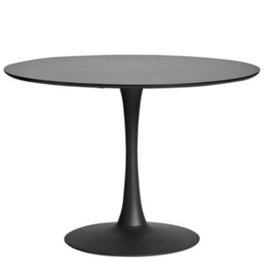 Čern&yacute; kulat&yacute; j&iacute;deln&iacute; stůl Marckeric Oda 110 cm