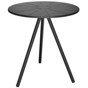 Čern&yacute; plastov&yacute; zahradn&iacute; bistro stůl HOUE Nami 65 cm