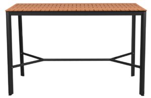Čern&yacute; teakov&yacute; zahradn&iacute; barov&yacute; stůl No.102 Mindo 163 x 81