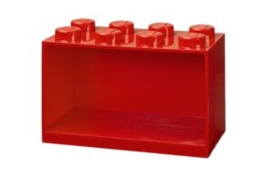 Červen&aacute; n&aacute;stěnn&aacute; police LEGO&reg; Storage 21 x 32 cm