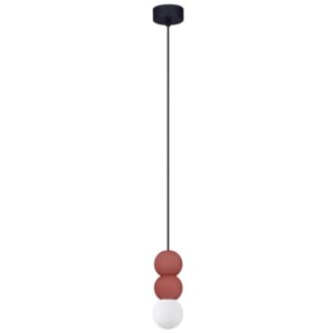 Červen&eacute; z&aacute;věsn&eacute; světlo Nova Luce Nula II. 8 cm