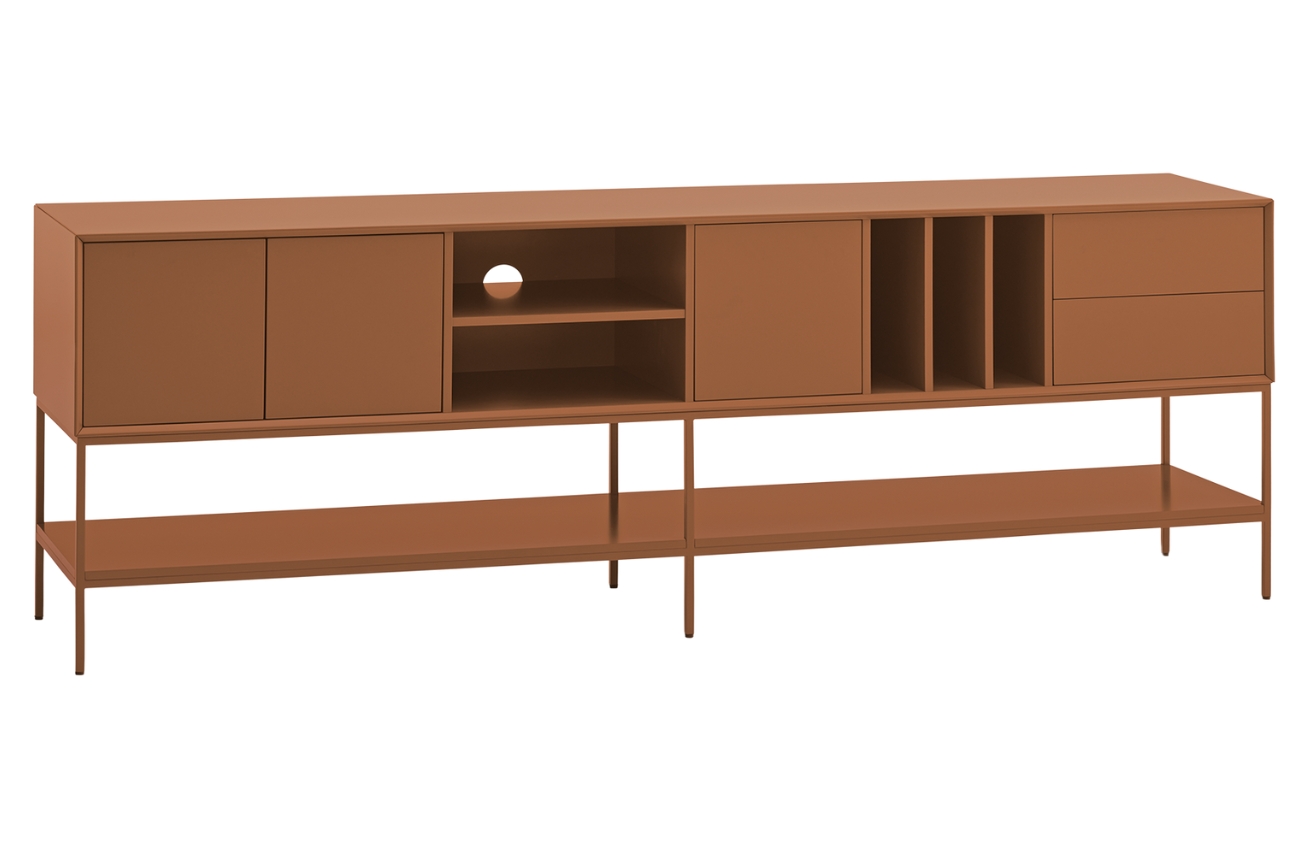 Cihlový TV stolek Teulat Platt 220 x 45 cm