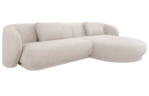 Cosmopolitan Design B&eacute;žov&aacute; čalouněn&aacute; rohov&aacute; pohovka Camden 289 cm