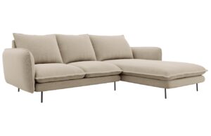 Cosmopolitan Design B&eacute;žov&aacute; čalouněn&aacute; rohov&aacute; pohovka Vienna 225 cm