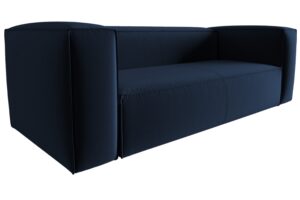 Cosmopolitan Design Kr&aacute;lovsky modr&aacute; sametov&aacute; trojm&iacute;stn&aacute; pohovka Mackay 200 cm