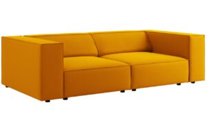 Cosmopolitan Design Sametov&aacute; pohovka Arendal 204 cm