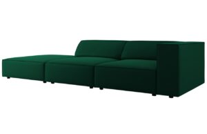 Cosmopolitan Design Sametov&aacute; pohovka Arendal 262 cm