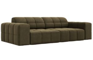 Cosmopolitan Design Sametov&aacute; pohovka Chicago 204 cm