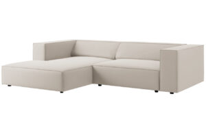 Cosmopolitan Design Sametov&aacute; rohov&aacute; pohovka Arendal 224 cm