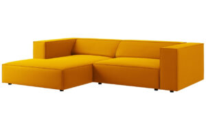 Cosmopolitan Design Sametov&aacute; rohov&aacute; pohovka Arendal 224 cm