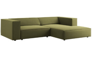 Cosmopolitan Design Sametov&aacute; rohov&aacute; pohovka Arendal 224 cm