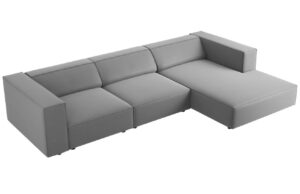 Cosmopolitan Design Sametov&aacute; rohov&aacute; pohovka Arendal 284 cm