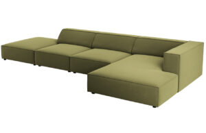 Cosmopolitan Design Sametov&aacute; rohov&aacute; pohovka Arendal 341 cm