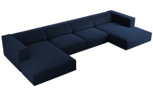 Cosmopolitan Design Sametov&aacute; rohov&aacute; pohovka Arendal 364 cm