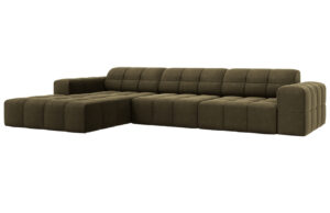Cosmopolitan Design Sametov&aacute; rohov&aacute; pohovka Chicago 284 cm