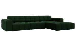 Cosmopolitan Design Sametov&aacute; rohov&aacute; pohovka Chicago 284 cm