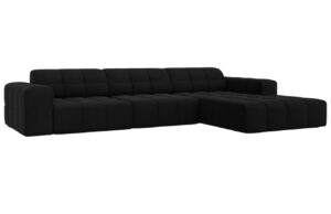 Cosmopolitan Design Sametov&aacute; rohov&aacute; pohovka Chicago 284 cm