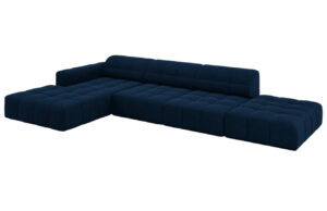 Cosmopolitan Design Sametov&aacute; rohov&aacute; pohovka Chicago 341 cm