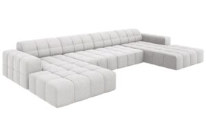 Cosmopolitan Design Sametov&aacute; rohov&aacute; pohovka Chicago 364 cm