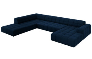 Cosmopolitan Design Sametov&aacute; rohov&aacute; pohovka Chicago 364 cm