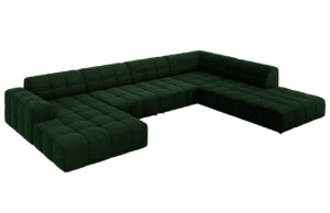 Cosmopolitan Design Sametov&aacute; rohov&aacute; pohovka Chicago 364 cm