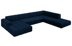 Cosmopolitan Design Sametov&aacute; rohov&aacute; pohovka Chicago 364 cm