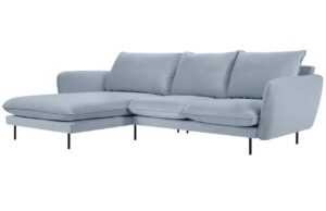 Cosmopolitan Design Sametov&aacute; rohov&aacute; pohovka Vienna 255 cm