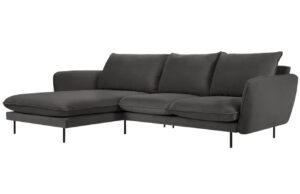 Cosmopolitan Design Sametov&aacute; rohov&aacute; pohovka Vienna 255 cm
