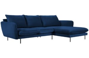 Cosmopolitan Design Sametov&aacute; rohov&aacute; pohovka Vienna 255 cm