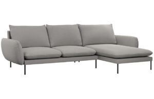 Cosmopolitan Design &Scaron;ed&aacute; boucl&eacute; rohov&aacute; pohovka Vienna 255 cm